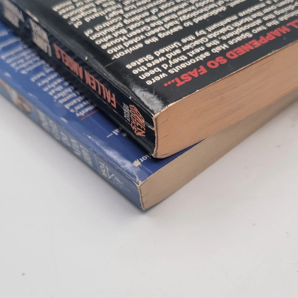 Larry Niven Achilles'‎ Choice Fallen Angels Paperback Lot 1st Printings Good